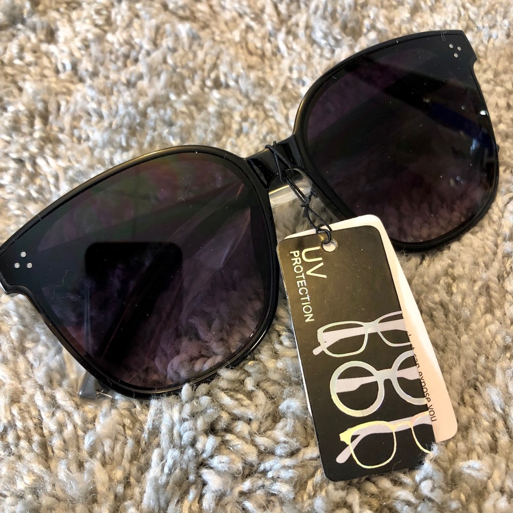 Sale🎉 Black UV Protection Oversized Sunglasses
